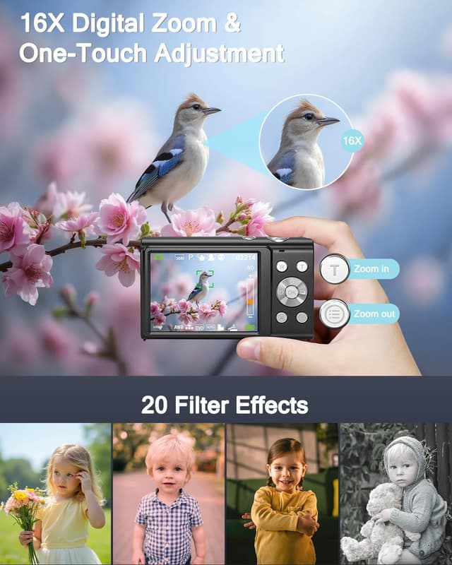 Detalle de 4K Digitalkamera 48 MP mit 32 GB