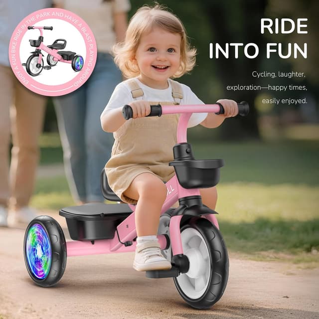 Thumbnail 4 de Umatoll Tricycle for Toddlers 2-5, adjustable trike