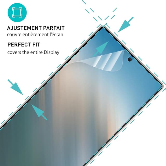 Detalle de smartect Protecteur d’écran TPU mat pour Samsung Galaxy S25 Ultra (2 pièces) — couvrant toute la surface