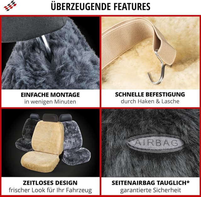 Thumbnail 4 de Walser Trish Lammfell Sitzbezug 1,2 cm