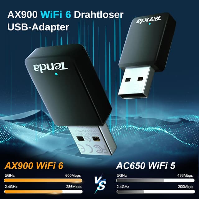 Thumbnail 1 de Tenda AX900 WLAN USB Adapter AX900