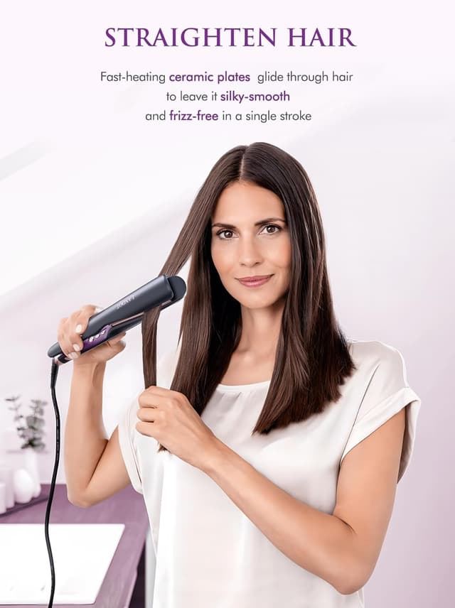 Detalle 2 de LANDOT 2-in-1 Hair Straighteners and Curler