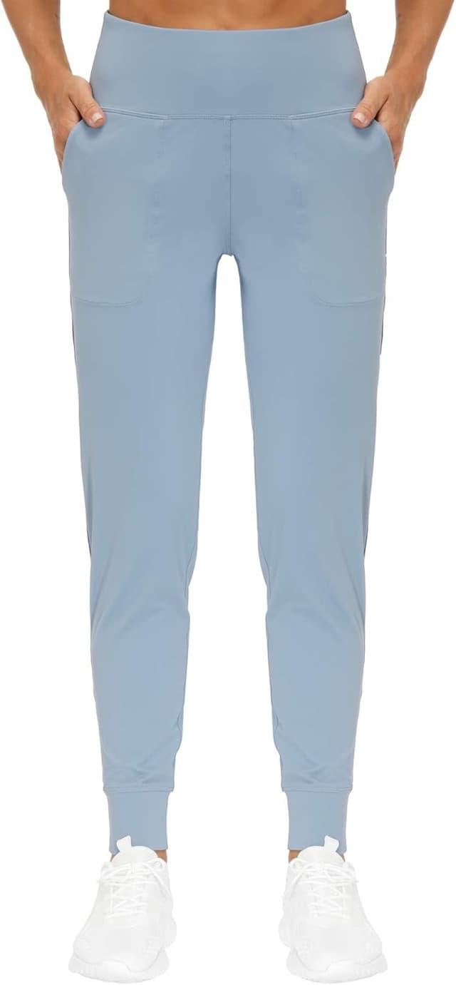 Detalle 2 de The Gym People Pantalon de jogging léger fuselé femme (polyamide/élasthanne)