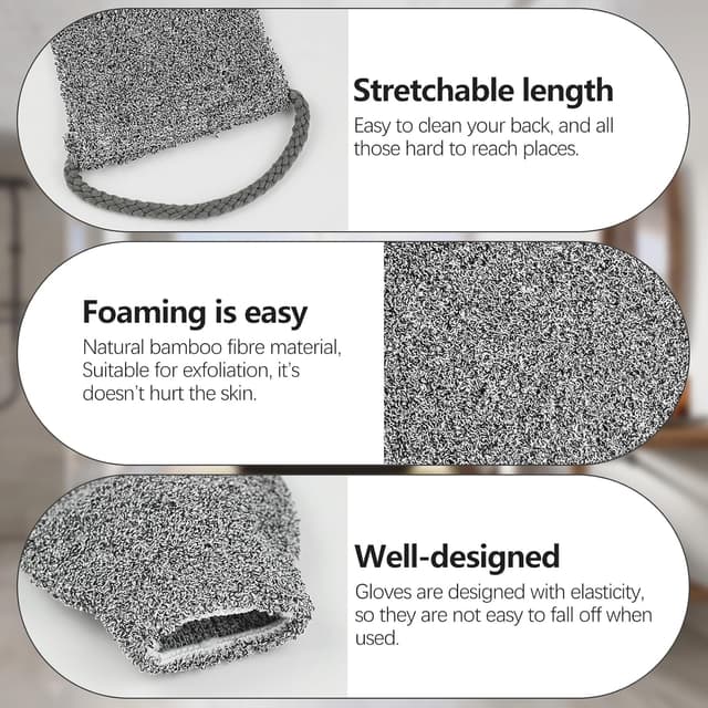 Thumbnail 2 de MABAHON Back Scrubber 100% Bamboo