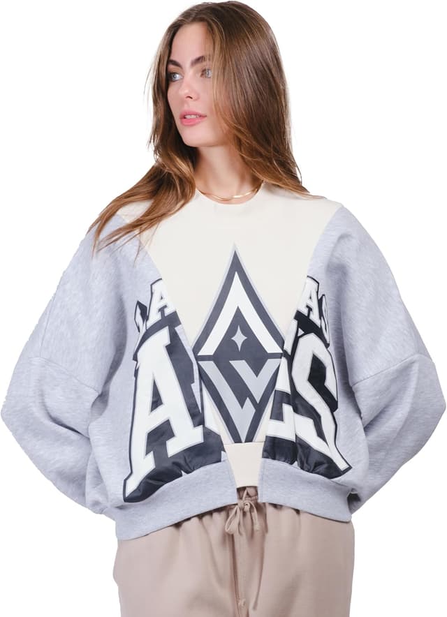 Thumbnail 6 de Ultra Game WNBA Women’s Official Super Soft Showtime Crew Sweatshirt