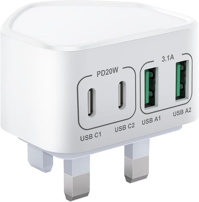 Detalle de 40W USB C Fast Charge 4‑Port Charger