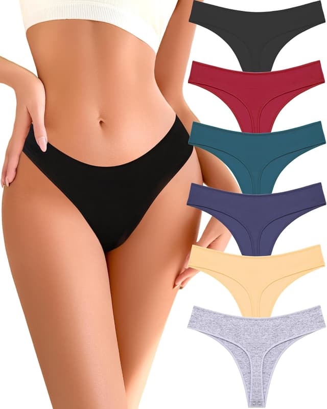 Thumbnail 6 de READY TO LOVE Cotton Thongs Pack XS-XL
