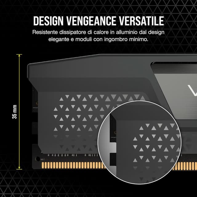 Detalle 1 de Corsair Vengeance DDR5 16GB 5200MHz RAM