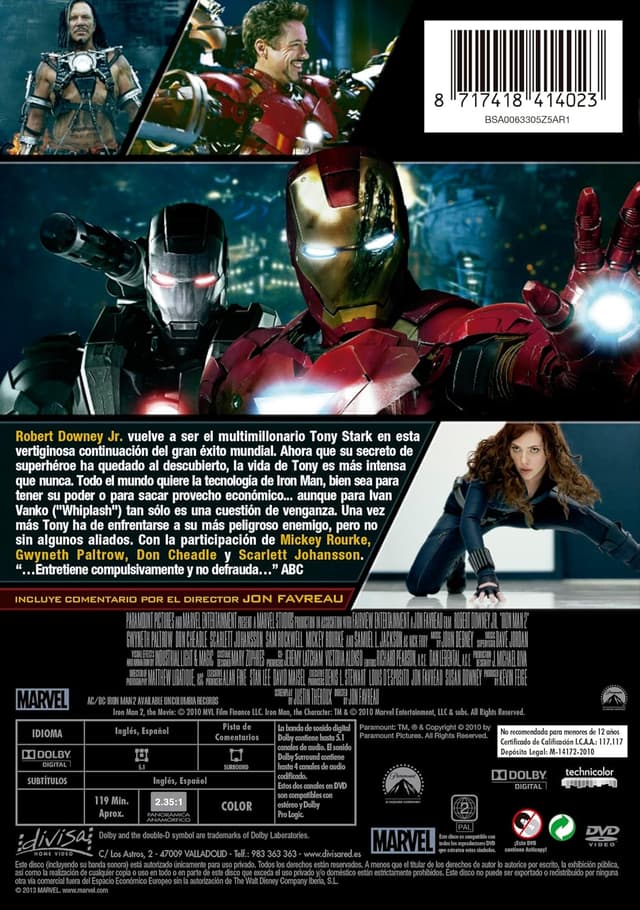 Thumbnail 1 de Divisa HV Iron Man 2