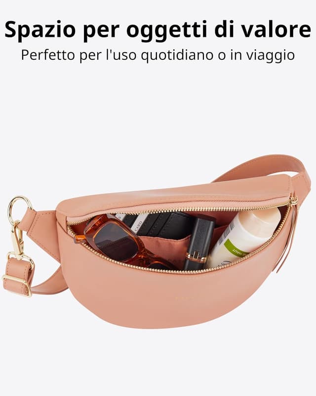 Detalle de Expatrié Alice Small marsupio donna rosa