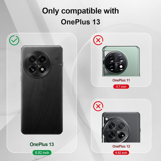 Detalle 2 de Btstring Soft Silicone Case for OnePlus 13 (Blue) with Upgraded Camera Protection