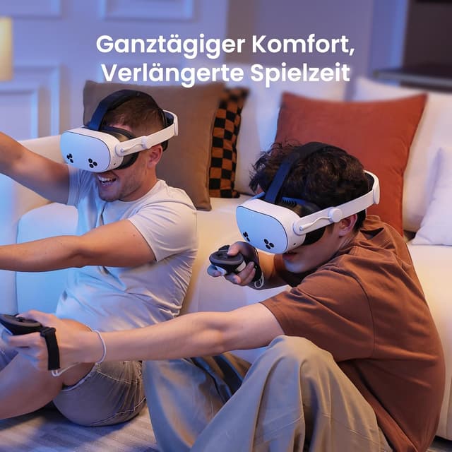 Detalle de KIWI design K4 Boost Komfort Head Strap mit Akku für Meta Quest 3/Quest 3S