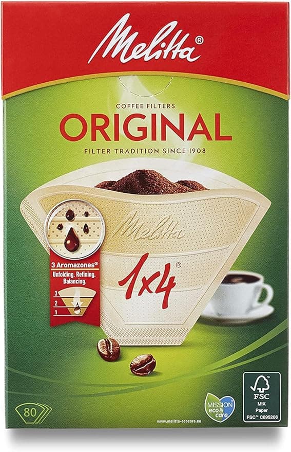 Imagen de Melitta Filtros de Café Original ☕️ 40 Unidades tamaño 1x4 en OfertitasTOP