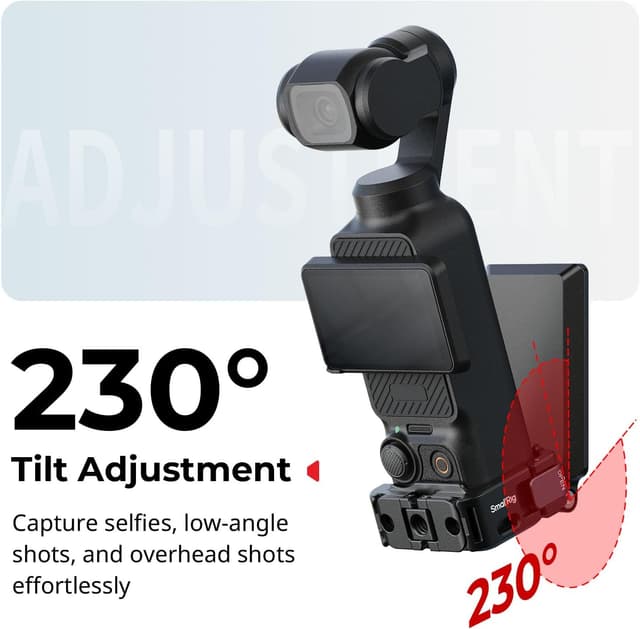 Detalle 2 de SMALLRIG 5581 Support magnétique pour DJI Osmo Pocket 3, orientable jusqu’à 230°