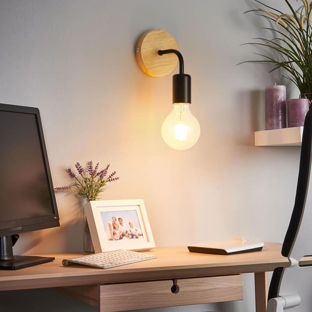 Thumbnail 4 de Tealight Applique da Parete Vintage E27 4 pezzi