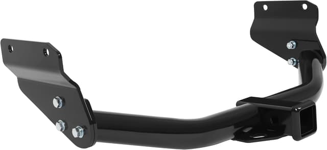 Detalle de ALMULOO 2-Inch Class 3 Trailer Hitch Receiver (Powder-Coated Black Steel) for Dodge Durango & Jeep Grand Cherokee