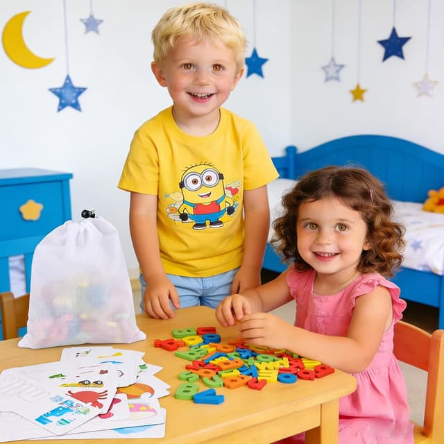 Detalle 2 de Alphabet Letter Puzzle Toddler Learning Toy 1–4 years 🧩