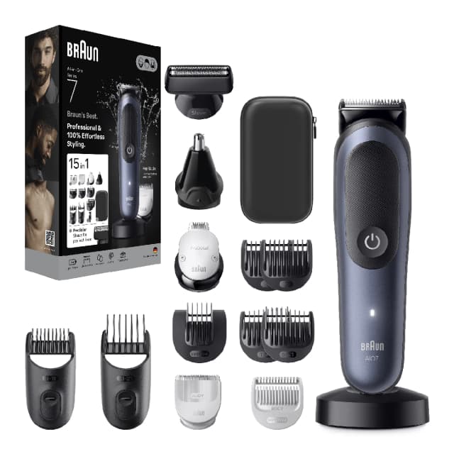 Detalle de Braun Series 7 AIO7580 recortadora corporal 120 min