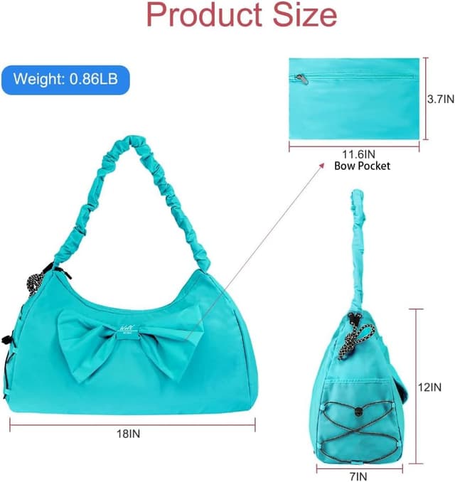 Detalle 2 de Womens gym bag with shoe compartment 46 cm