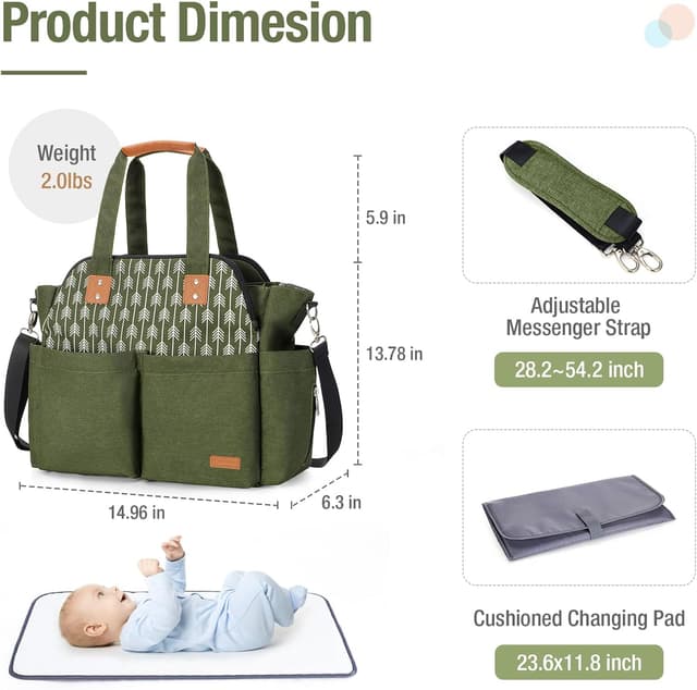 Detalle 2 de Lekebaby Bolso Carro Bebe 38x15x35 cm