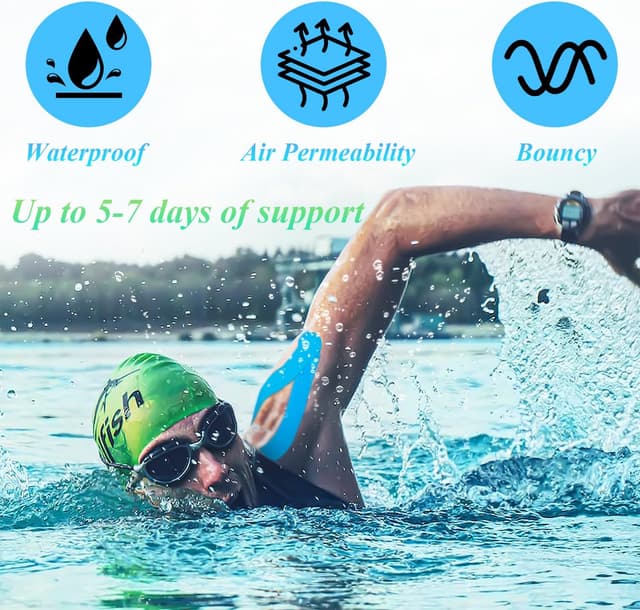 Detalle de HONYAO Kinesiology Tape 5m sports support