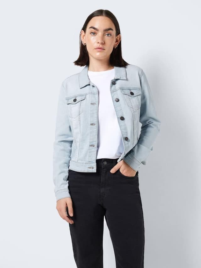 Thumbnail 6 de Noisy May women’s Nmdebra long-sleeve denim jacket (light blue)