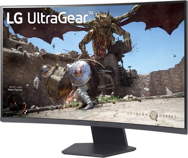 Detalle 2 de LG 32GS60QC-B Curved Gaming Monitor 32-inch