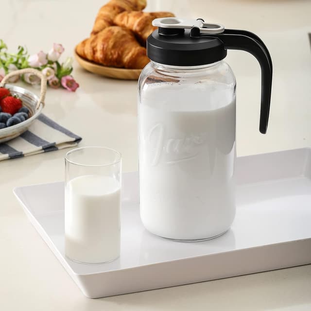 Thumbnail 4 de AOZITA 64 oz Glass Pitcher with Filter Lid 🥤