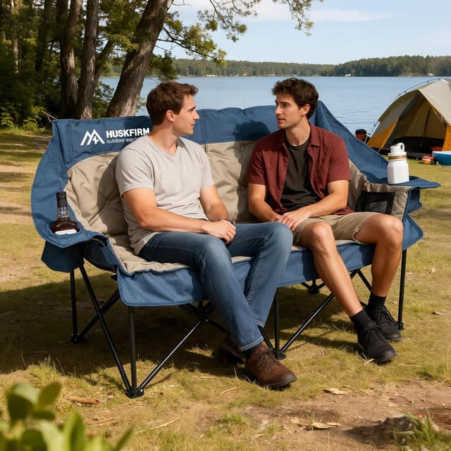 Detalle 2 de Huskfirm Double Camping Chair 600 lb