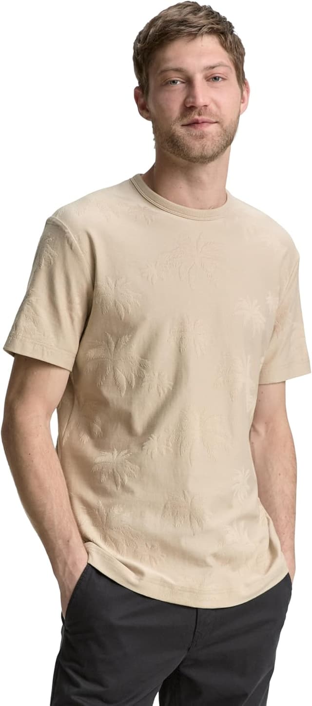 Detalle de Tom Tailor 1046767 T-Shirt da uomo a maniche corte: comfort quotidiano