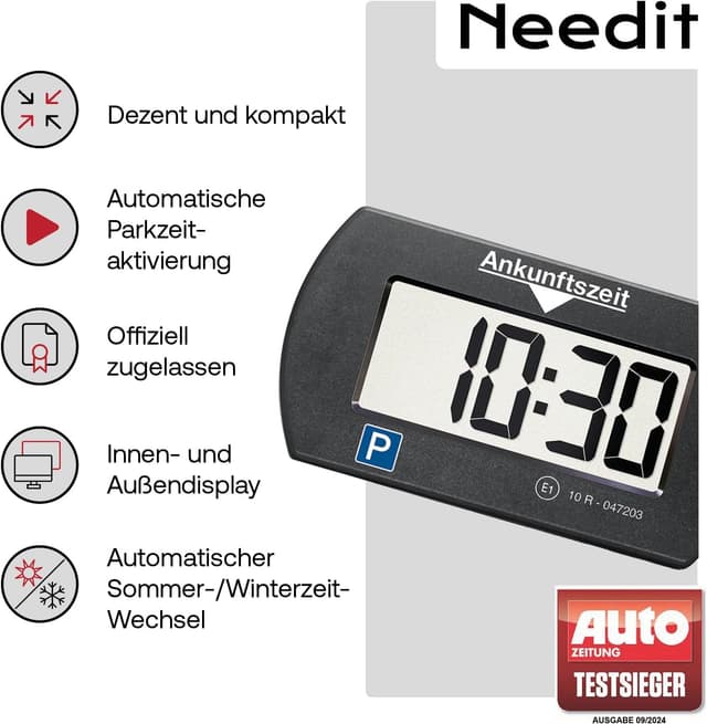 Thumbnail 1 de Needit Park Mini I Elektronische Parkscheibe