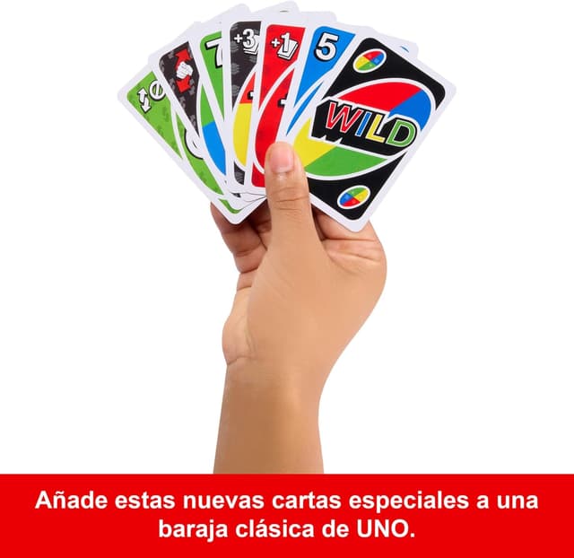 Detalle 2 de Mattel Games UNO Colección con Expansiones y Caja metálica 🃏