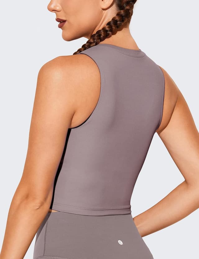 Detalle 2 de BAYDI Nudi Sport Damen-Bustier BH ohne Bügel – abnehmbare Pads, Crop-Top für Yoga, Pilates & Fitness