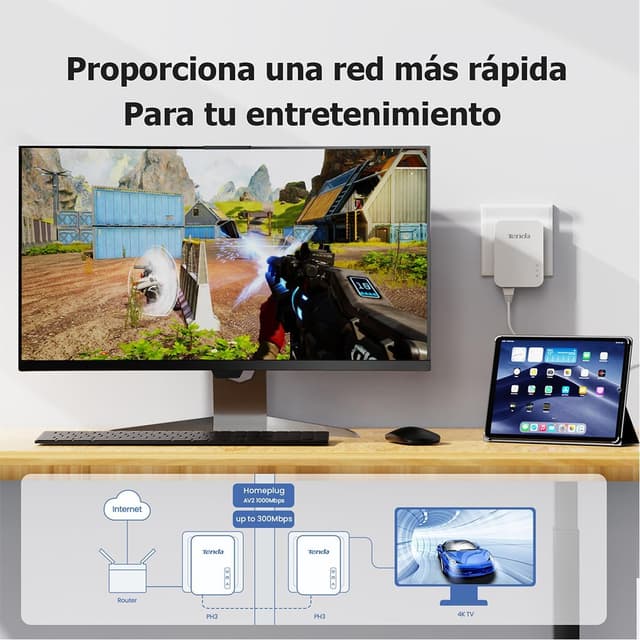 Thumbnail 6 de Tenda PH3 Powerline 1000 Mbps