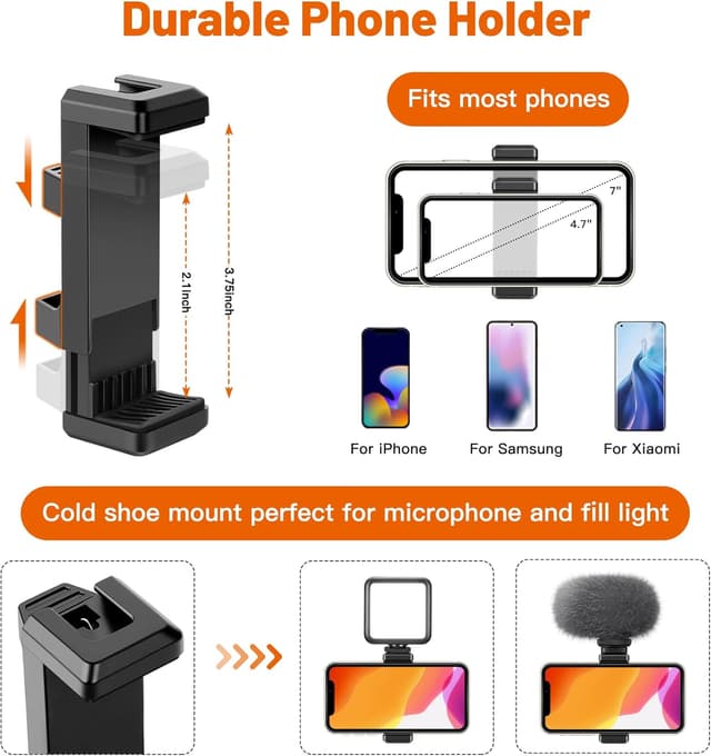 Detalle 1 de JOILCAN Mini Stativ 63,5 cm für Kamera