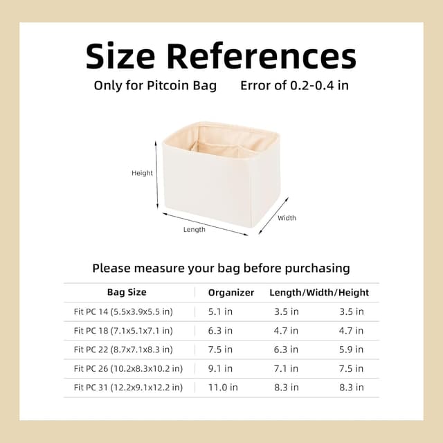 Detalle de DGAZ Silk Handbag Organiser PC18