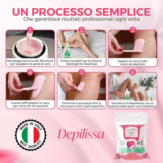 Detalle 2 de Perle di Cera Brasiliana Depilissa 400g