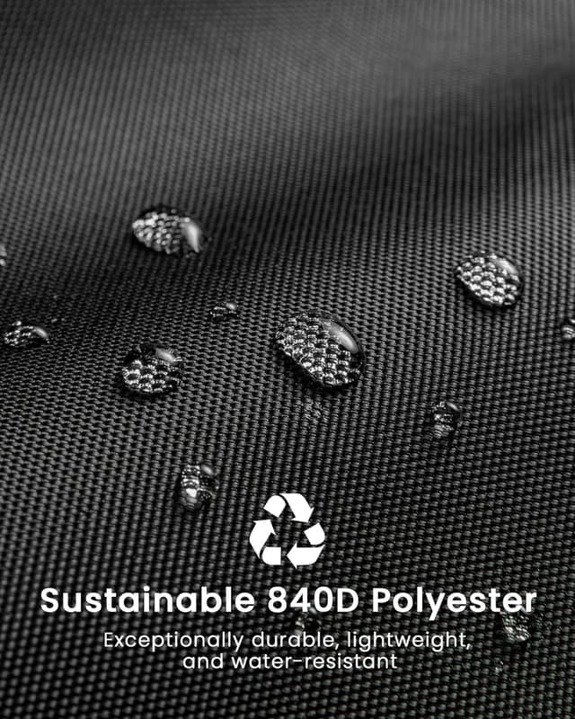 Detalle de tomtoc 360 Protective Laptop Shoulder Bag for 16" laptops (CornerArmor, water-resistant, organised pockets)