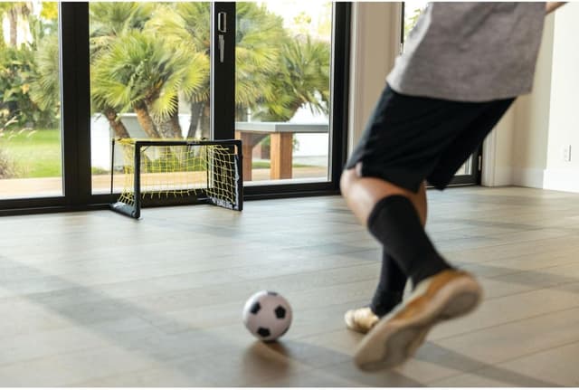 Detalle de SKLZ Pro Mini Cage de but à assembler avec ballon souple 12,7 cm