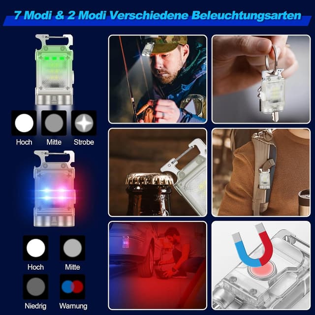 Detalle 2 de Fsiviim torcia LED zoom USB 1.500 m