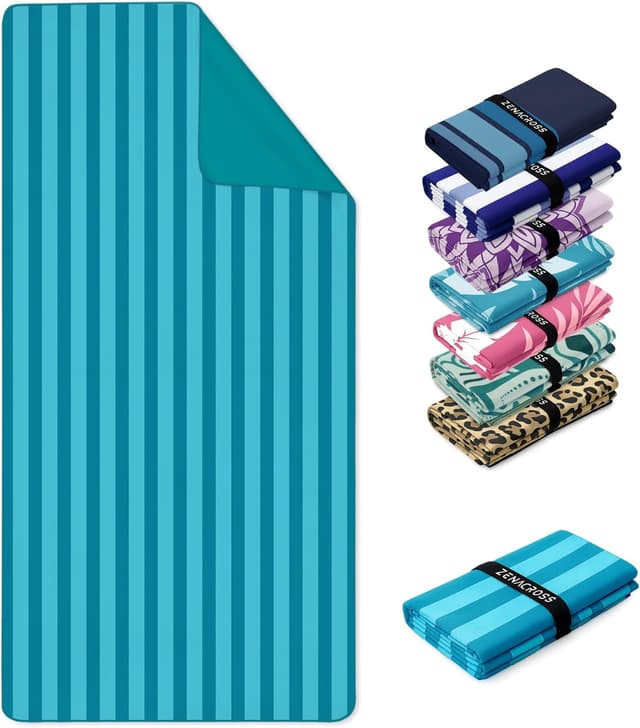 Detalle de Zenacross telo mare in microfibra 180x90