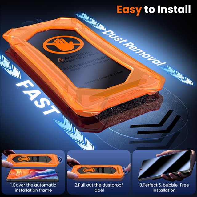 Thumbnail 6 de UniqueMe Galaxy S25 Ultra Privacy Screen Protector 2 Pack