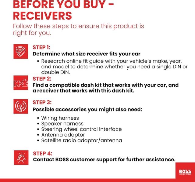 Detalle de BOSS Audio Systems 820BRGB Car Stereo 60W