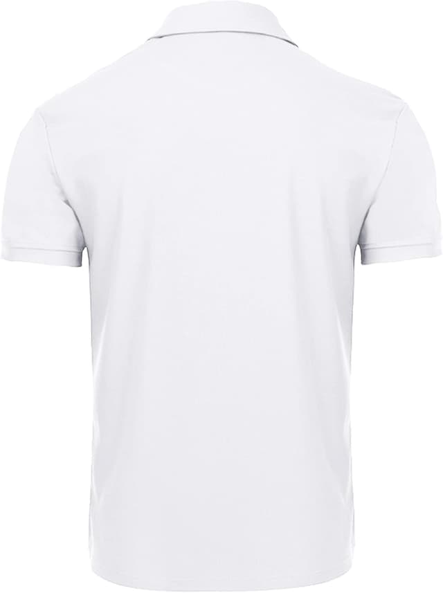 Detalle de geeksport Herren-Poloshirt Kurzarm: Funktions-Polo für Golf, Outdoor & Freizeit