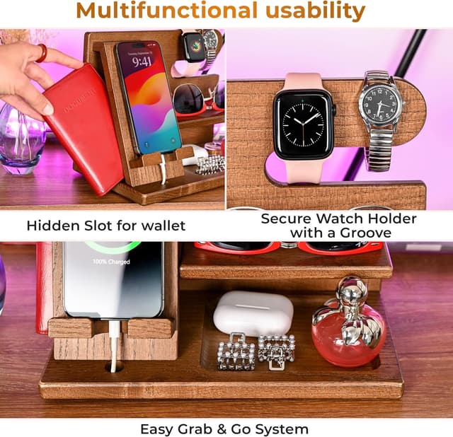 Detalle de TESLYAR phone docking station 25 cm