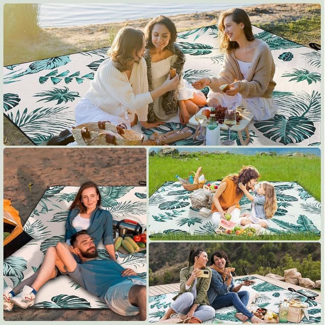 Detalle 2 de HAUSPROFI Picknickdecke 200x300 wasserdicht