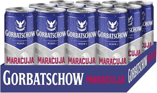 Imagen de Gorbatschow Vodka de Maracuyá 🍹 Pack 12x33cl en OfertitasTOP