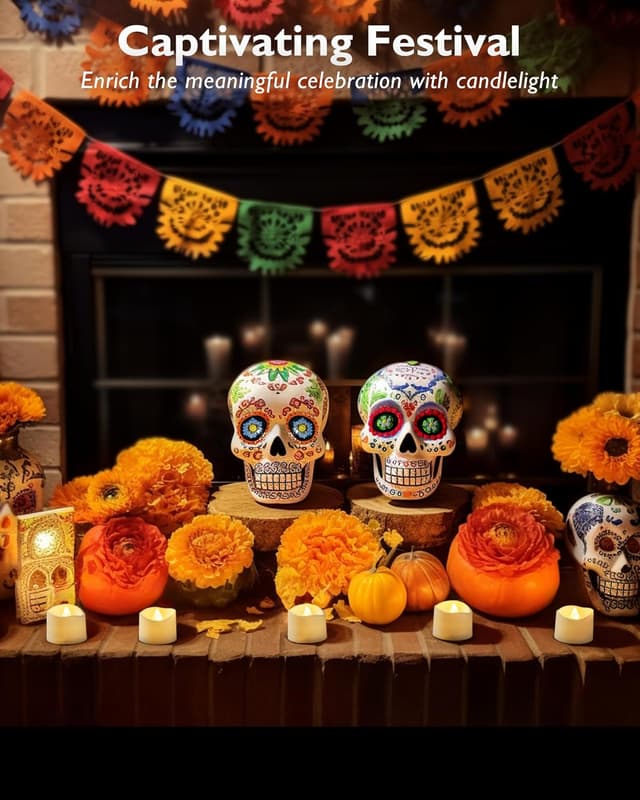 Thumbnail 6 de Homemory Tea Lights with Timer 12 Pack