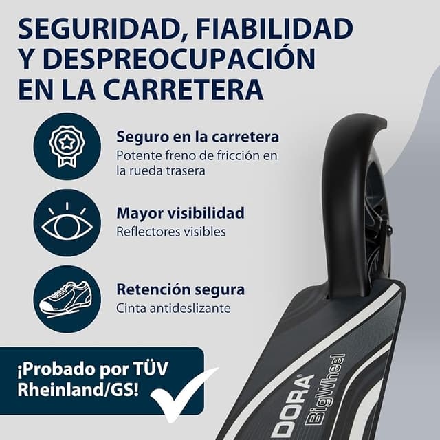 Thumbnail 4 de HUDORA BigWheel 205 patinete 100 kg 4kg ajustable