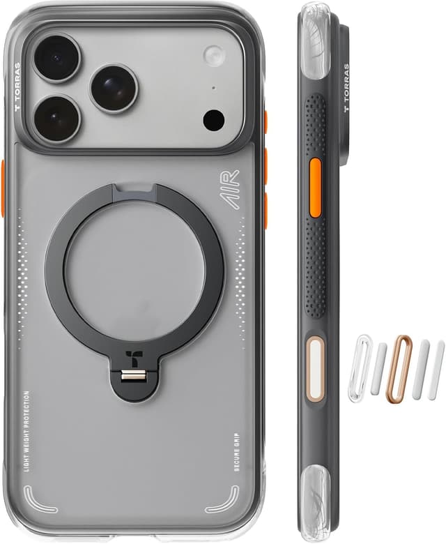 Detalle de TORRAS Ostand Q3 Air iPhone 17 Pro Max Case 6.9